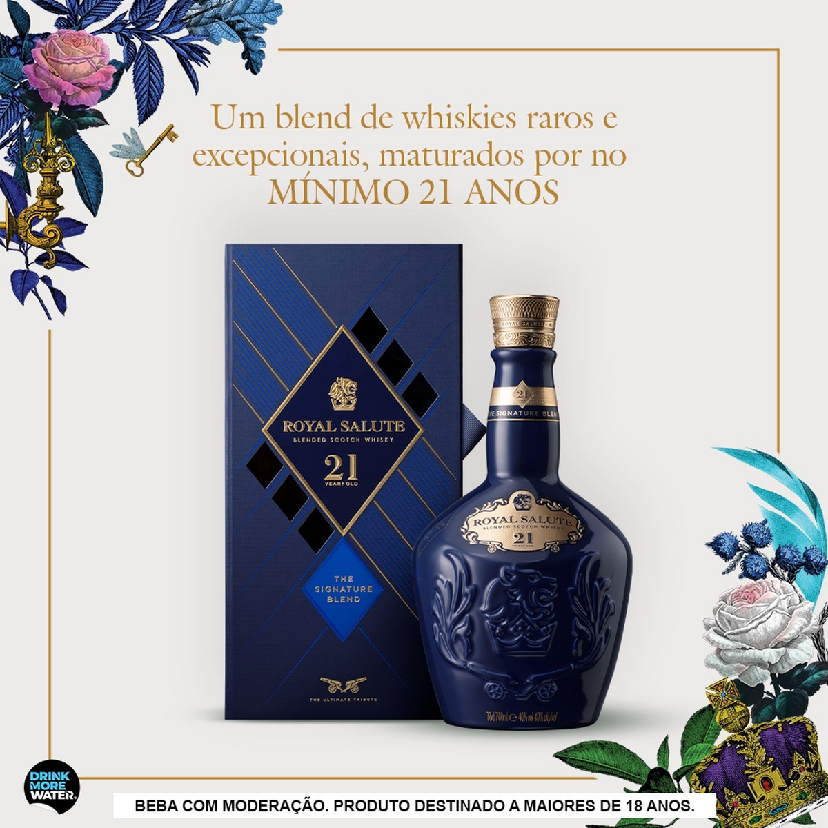 Whisky Escocês Blended Royal Salute The Signature Blend Garrafa 700ml
