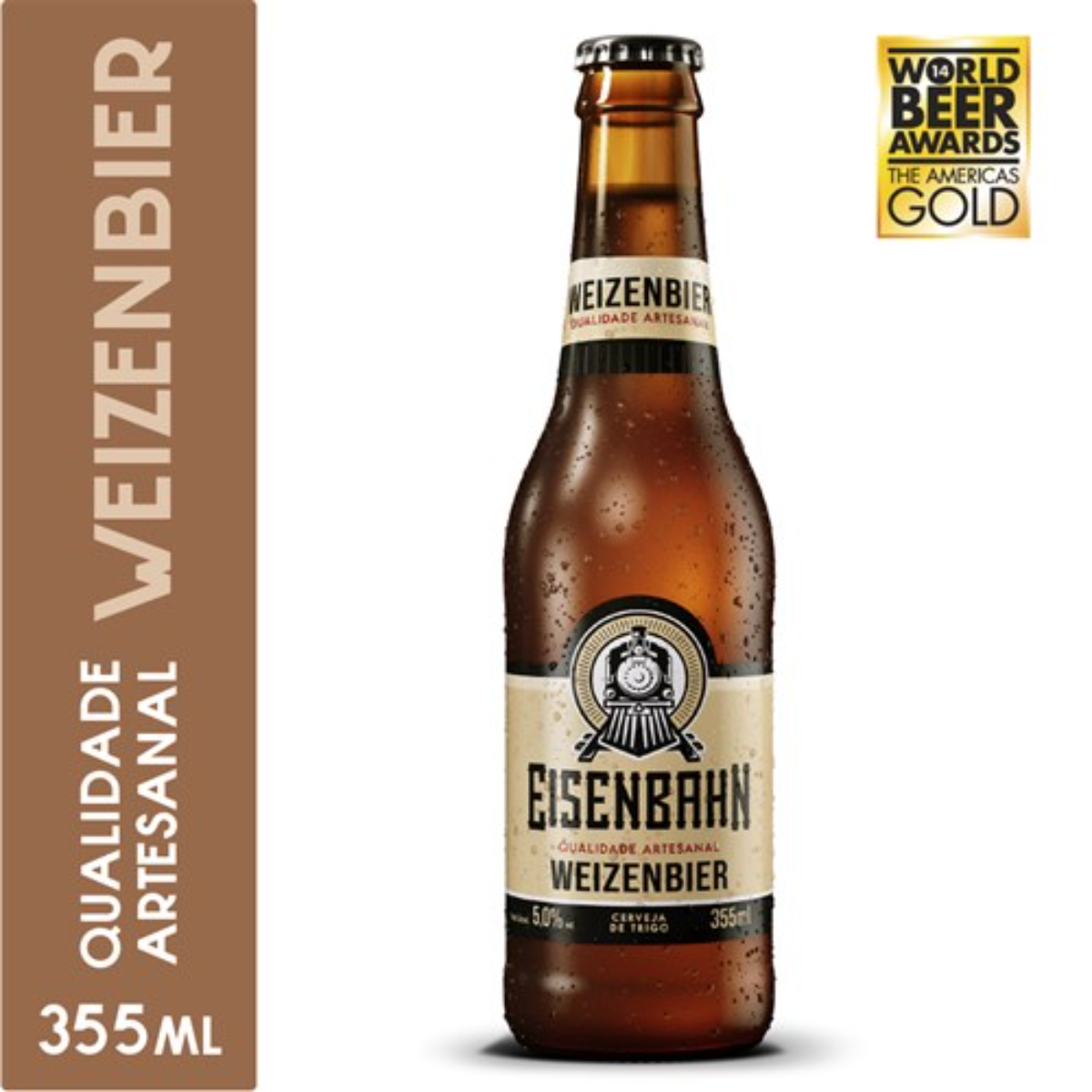 Cerveja Weizenbier Eisenbahn Garrafa 355ml