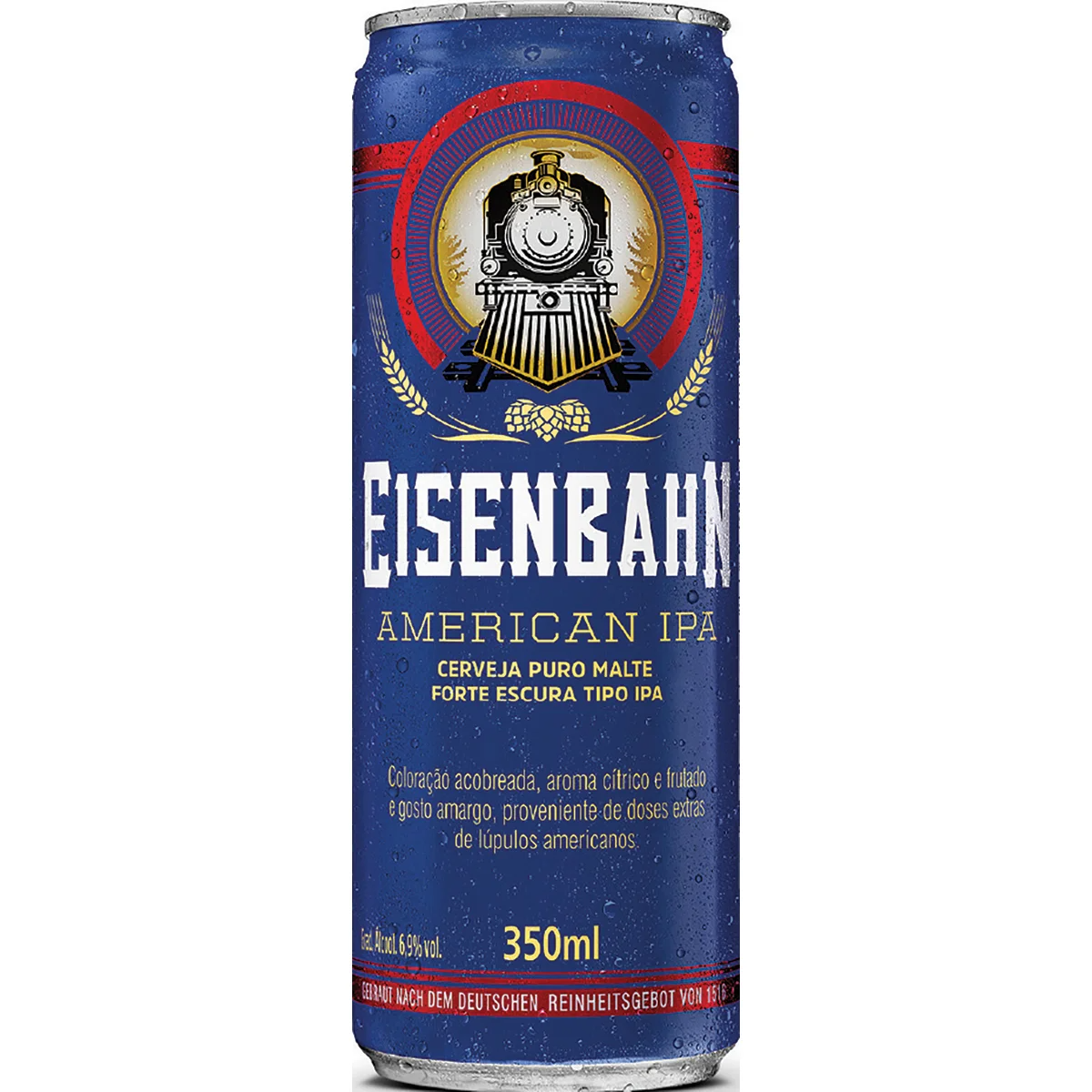 Cerveja American IPA Puro Malte Eisenbahn Lata 350ml